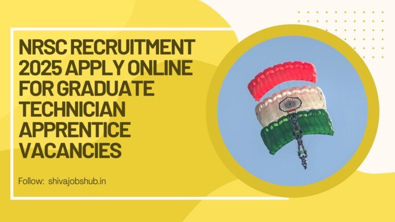 NRSC Recruitment
