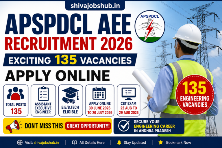 APSPDCL AEE Recruitment
