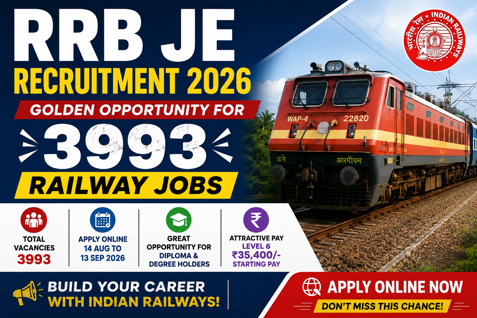 RRB JE Recruitment